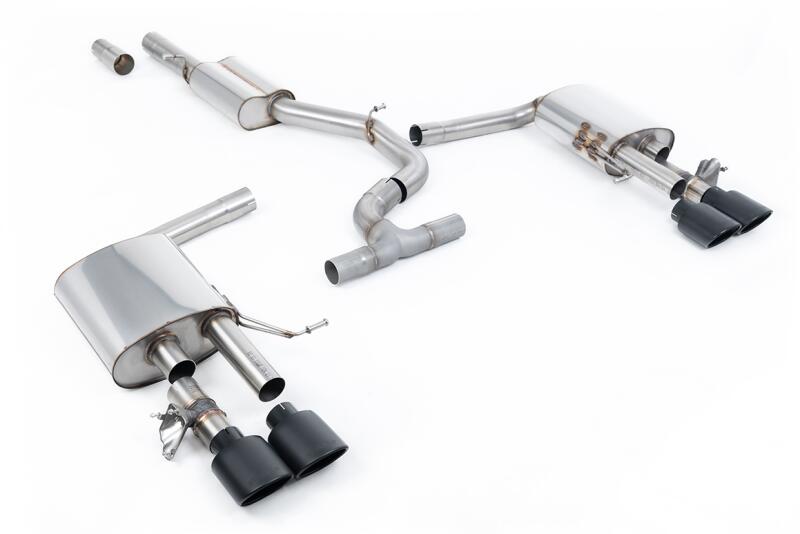 Milltek Sport Auspuffanlage für VW Arteon R 2.0TSI 320 PS 4Motion (mit OPF) 2022- Schwarz oval