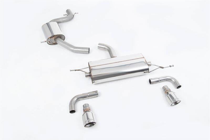 Milltek Sport Auspuffanlage für VW Golf 6 GTI 2.0 TSI 210 PS 2009-2012 Poliert eingerollt 2 x 100mm