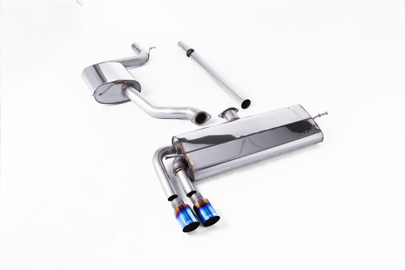 Milltek Sport Auspuffanlage für VW Golf 7 Facelift 1.5 TSI 130 PS und 150 PS (mit OPF und ohne OPF) 2017-2021 Carbon 2 x 76mm