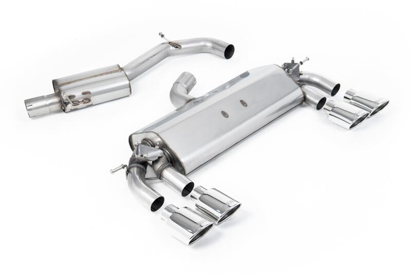 Milltek Sport Auspuffanlage für VW Golf 7 R 2.0 TSI 4Motion 300 PS 2013-2016 Poliert oval