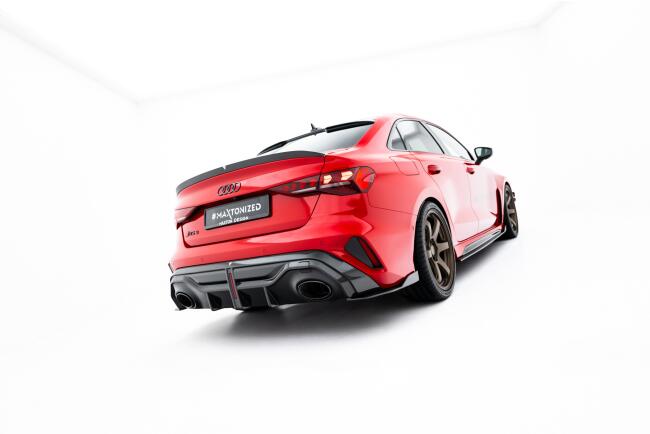 Maxton Design Carbon Heckspoiler Lippe für Audi RS3 Limousine 8Y Facelift