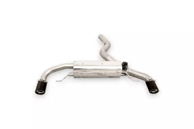 Eisenmann Klappen Sportauspuff für BMW 3er G20 / G21 / G22 / G23 / 320i, 330i und 430i (auch xDrive) 2018-2021 Schwarz 2 x 90mm