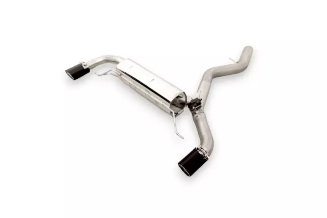 Eisenmann Klappen Sportauspuff für BMW 3er G20 / G21 / G22 / G23 / 320i, 330i und 430i (auch xDrive) 2018-2021 Schwarz 2 x 90mm