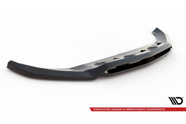 B-Ware Maxton Design Frontlippe für Mercedes GLC Coupe / SUV AMG-Line C253 Facelift Hochglanz schwarz