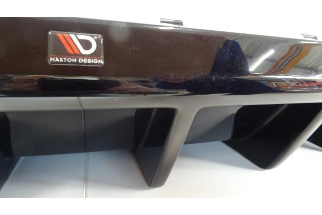 B-Ware Maxton Design Heckdiffusor V.1 für Audi A5 S-Line Coupe / Cabrio B8 8T Hochglanz schwarz