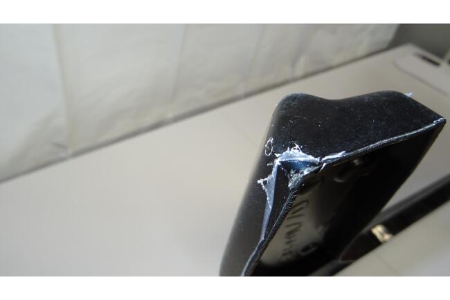 B-Ware Maxton Design Frontlippe V.1 für Skoda Octavia RS Liftback / Combi Mk4 Facelift Hochglanz schwarz