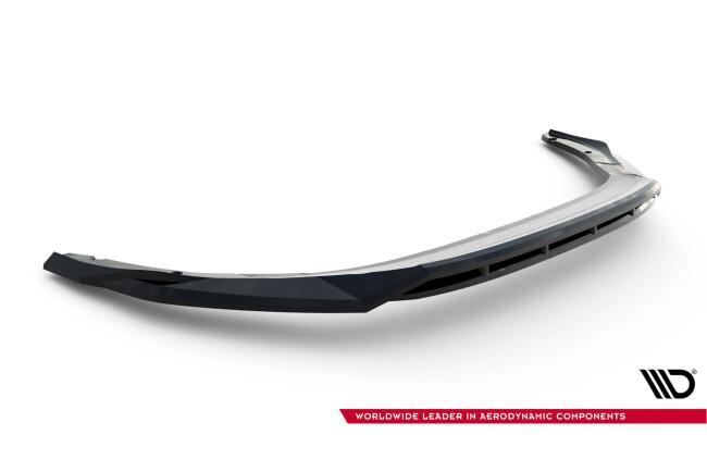 B-Ware Maxton Design Frontlippe V.1 für Skoda Octavia RS Liftback / Combi Mk4 Facelift Hochglanz schwarz