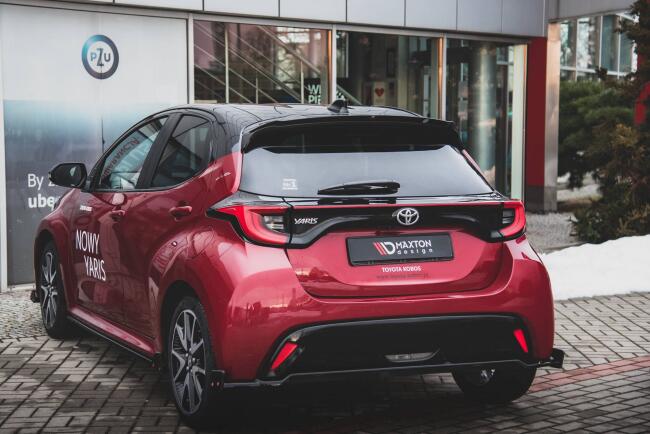 B-Ware Maxton Design Heckspoiler Lippe V.1 für Toyota Yaris Mk4 Hochglanz schwarz