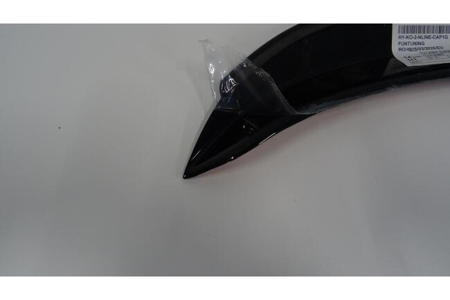 B-Ware Maxton Design Heckspoiler Lippe für Hyundai Kona N-Line Mk2 Hochglanz schwarz