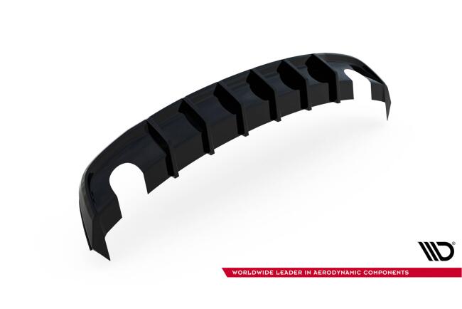B-Ware Maxton Design Heckdiffusor V.2 für Audi A5 S-Line Coupe / Sportback / Cabrio B8 8T Facelift Hochglanz schwarz