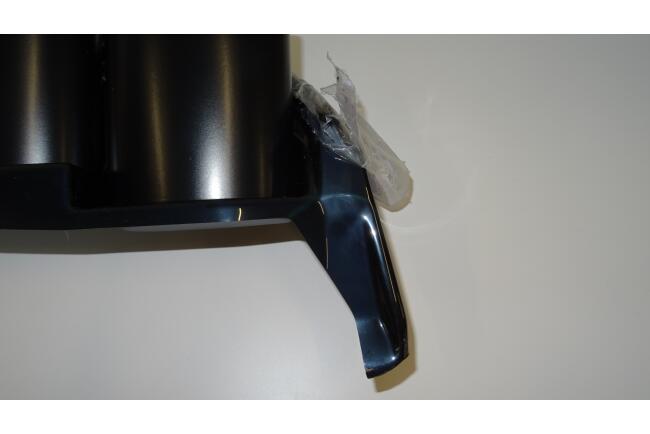 B-Ware Maxton Design Heckdiffusor mit Endrohr Attrappe Schwarz für Audi A6 S-Line C8