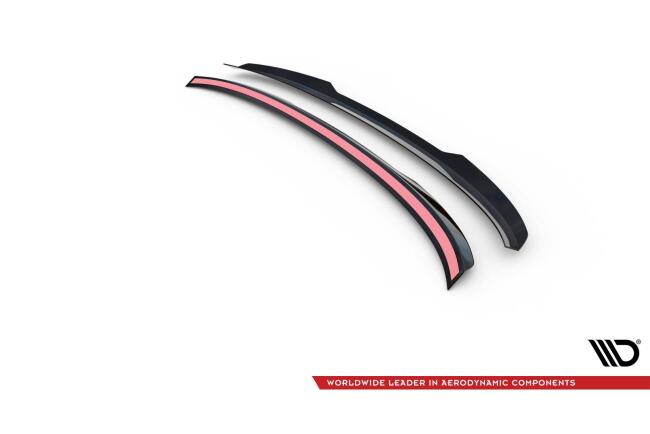B-Ware Maxton Design Heckspoiler Lippe für Audi A3 / S3 / RS3 / A3 S-Line Limousine 8Y Hochglanz schwarz