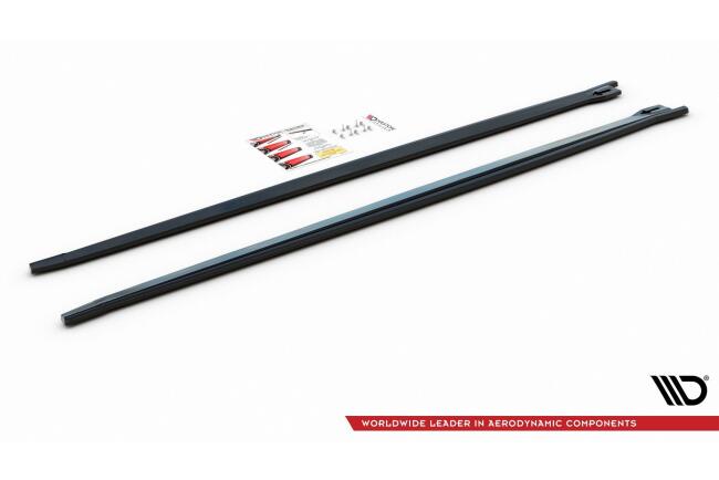 B-Ware Maxton Design Seitenschweller (Paar) für BMW X2 F39 M Paket Hochglanz schwarz