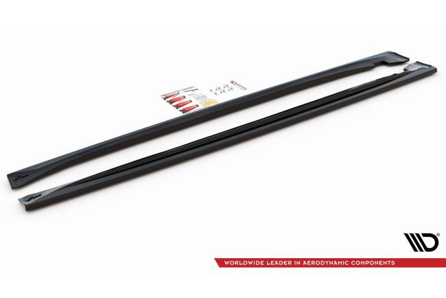 B-Ware Maxton Design Seitenschweller (Paar) für Dodge Durango RT Mk3 Hochglanz schwarz