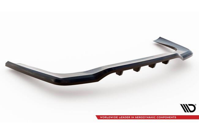 B-Ware Maxton Design mittlerer Heckdiffusor DTM Look für Mercedes-Benz CLA Coupe C118 Hochglanz schwarz