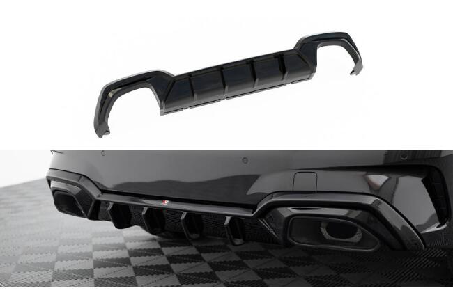 B-Ware Maxton Design Heckdiffusor für BMW M340i G20 / G21 Hochglanz schwarz
