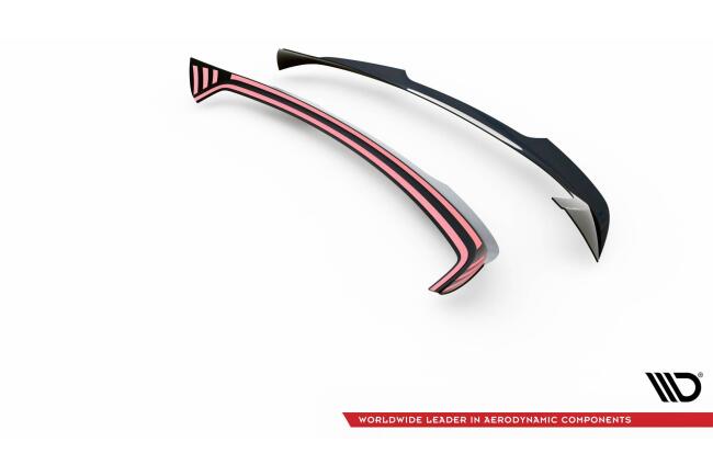 B-Ware Maxton Design Heckspoiler Lippe für Seat Ateca Mk1 Hochglanz schwarz