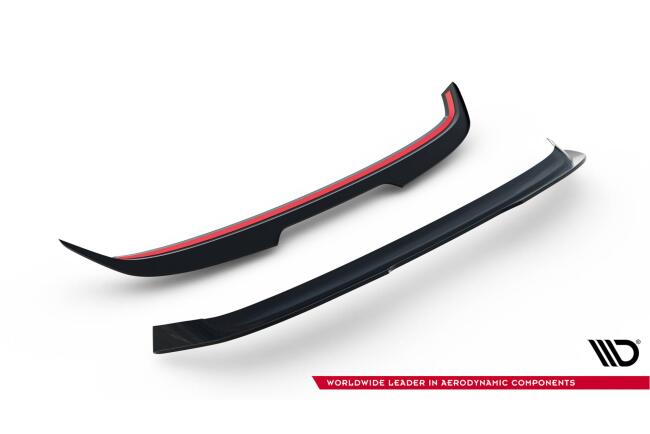 B-Ware Maxton Design Heckspoiler Lippe V.2 für VW Golf 7 GTI / GTD / TCR / R und R-Line 2012-2020 Hochglanz schwarz