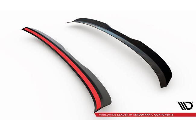 B-Ware Maxton Design Heckspoiler Lippe V.1 für BMW 1er F20 / F21 Standard / M-Paket / M140i (2011-2019) Hochglanz schwarz