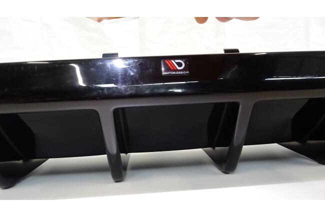 B-Ware Maxton Design Heckdiffusor V.2 für Audi A5 S-Line Coupe / Cabrio B8 8T Hochglanz schwarz