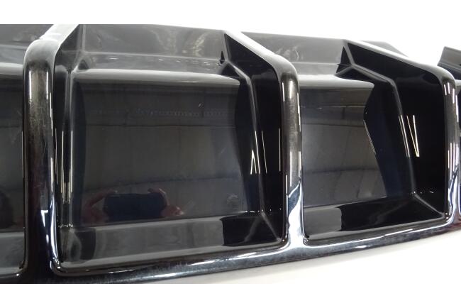 B-Ware Maxton Design Heckdiffusor V.2 für Audi A5 S-Line Coupe / Cabrio B8 8T Hochglanz schwarz