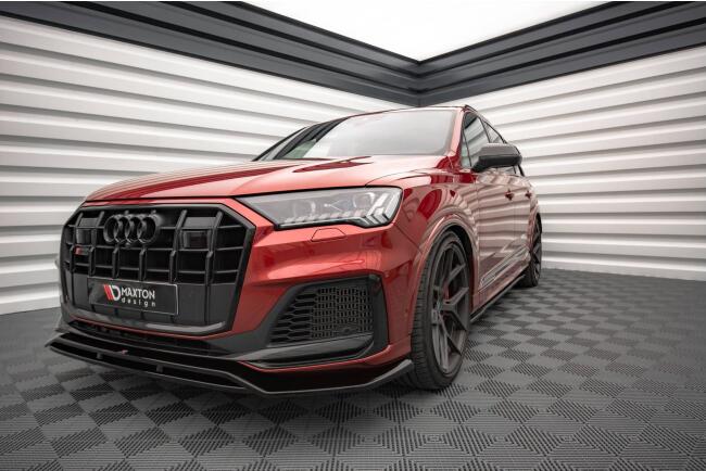 B-Ware Maxton Design Frontlippe für Audi SQ7 /Q7 S-Line Facelift (4M) Hochglanz schwarz