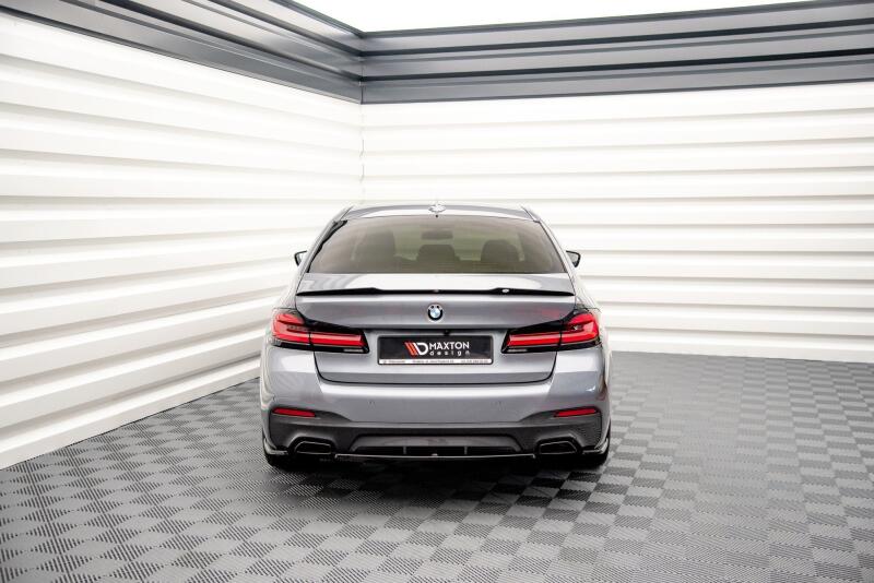 B-Ware Maxton Design Heckdiffusor für BMW 5er G30 M Paket Facelift Hochglanz schwarz