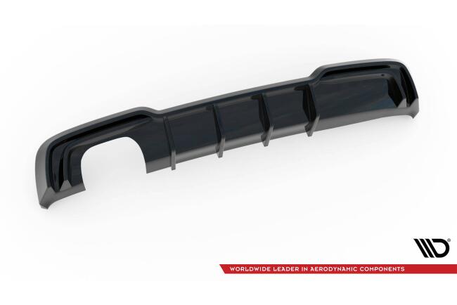 B-Ware Maxton Design Heckdiffusor für Audi A3 S-Line Sportback 8V Facelift Hochglanz schwarz