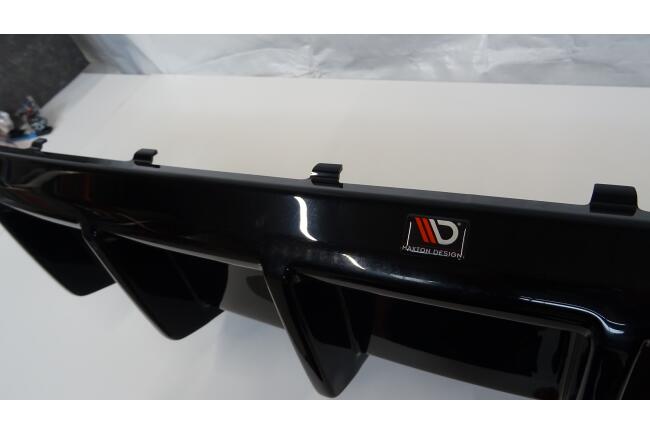 B-Ware Maxton Design Heckdiffusor V.2 für Audi A5 S-Line Coupe / Sportback / Cabrio B8 8T Facelift Hochglanz schwarz
