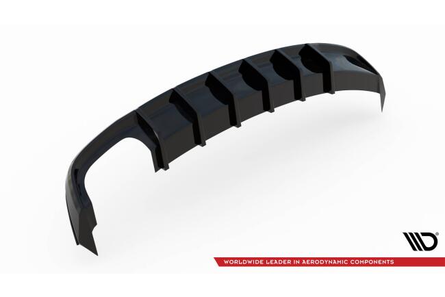 B-Ware Maxton Design Heckdiffusor V.1 für Audi A5 S-Line Coupe / Sportback / Cabrio B8 8T Facelift Hochglanz schwarz