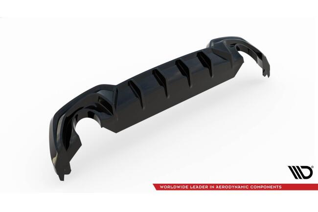 B-Ware Maxton Design Heckdiffusor für BMW 3er M-Paket G20 / G21 (Passend auch für Fahrzeuge mit Anhängerkupplung) Hochglanz schwarz