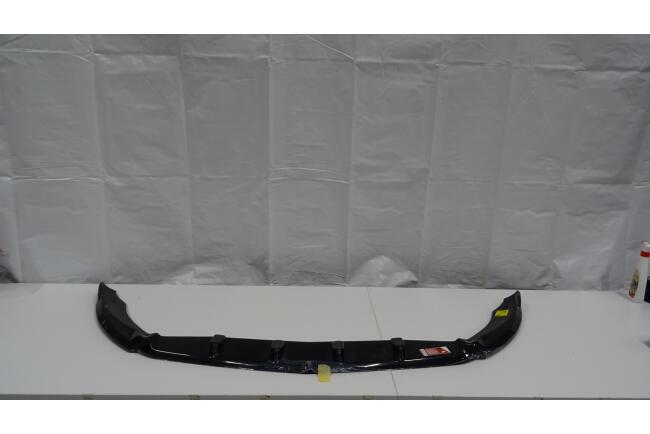 B-Ware Maxton Design Frontlippe für Mercedes-Benz CLA C117 Facelift Hochglanz schwarz