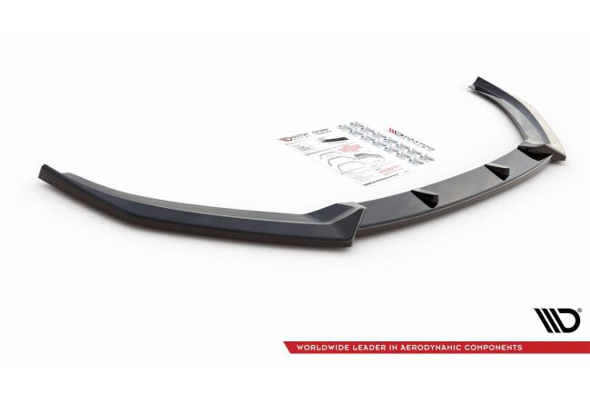 B-Ware Maxton Design Frontlippe V.3 für Audi S3 / A3 S-Line 8V Facelift (Limousine und Cabrio) Hochglanz schwarz