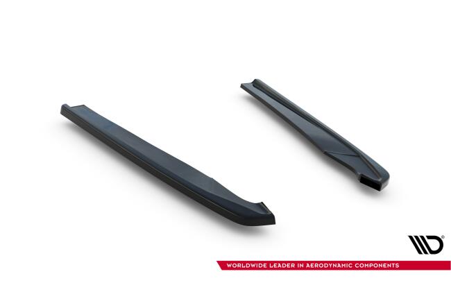 Maxton Design Diffusor Flaps für Audi A4 S-Line / S4 Limousine / Avant B9 Hochglanz schwarz