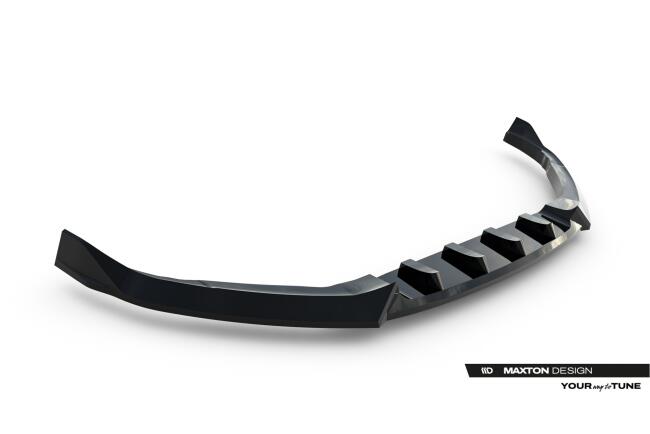 Maxton Design Frontlippe für Opel Corsa F ( Mk6) Facelift Hochglanz schwarz