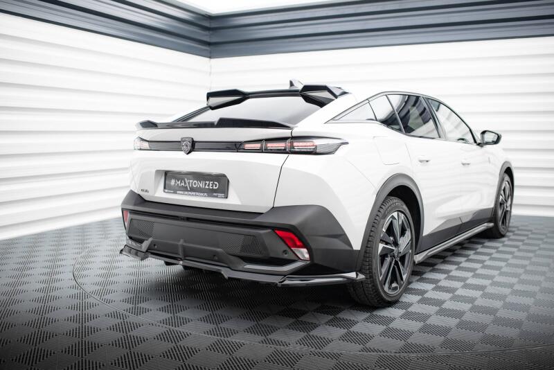 Maxton Design Heckdiffusor für Peugeot 408 Mk1 Hochglanz schwarz