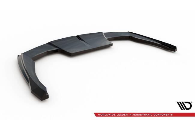 Maxton Design Heckdiffusor für Peugeot 408 Mk1 Hochglanz schwarz