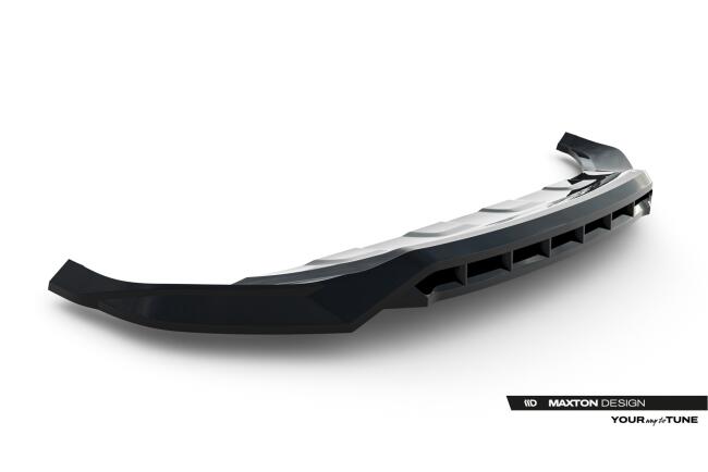 Maxton Design Frontlippe für VW Touareg R-Line Mk3 Facelift Hochglanz schwarz