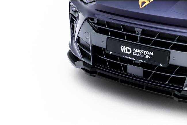 Maxton Design Frontlippe V.2 für Cupra Terramar Mk1 Hochglanz schwarz