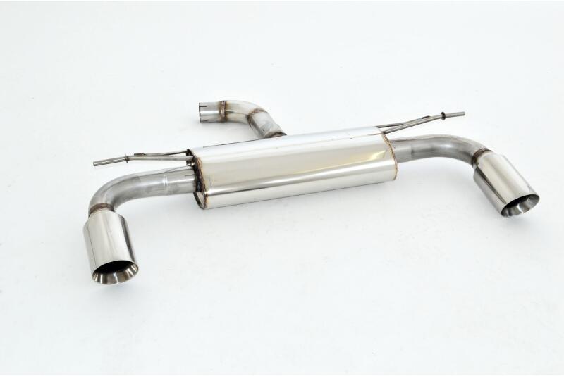 FMS Duplex Edelstahl Sportendschalldämpfer für VW Golf 8 GTE 1.4l TSI Endrohre 114mm