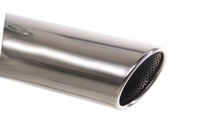 FMS Duplex Edelstahl Sportendschalldämpfer für VW Golf 8 GTE 1.4l TSI Endrohre 114mm