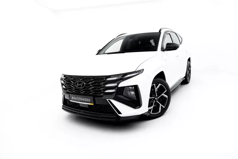 Maxton Design Frontlippe V.1 für Hyundai Tucson N-Line Mk4 Facelift Hochglanz schwarz