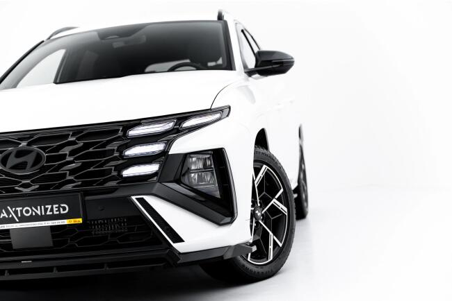 Maxton Design Frontlippe für Hyundai Tucson N-Line Mk4 Facelift Hochglanz schwarz