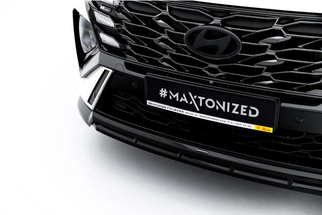 Maxton Design Frontlippe für Hyundai Tucson N-Line Mk4 Facelift Hochglanz schwarz