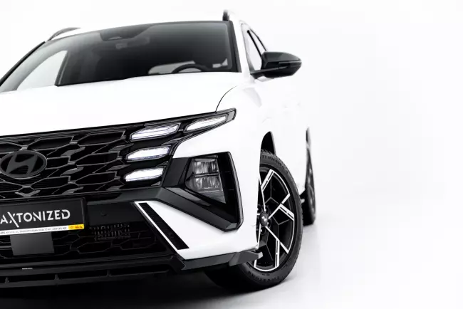 Maxton Design Frontlippe V.1 für Hyundai Tucson N-Line Mk4 Facelift Hochglanz schwarz