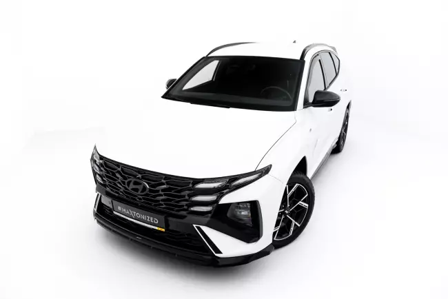 Maxton Design Frontlippe V.1 für Hyundai Tucson N-Line Mk4 Facelift Hochglanz schwarz