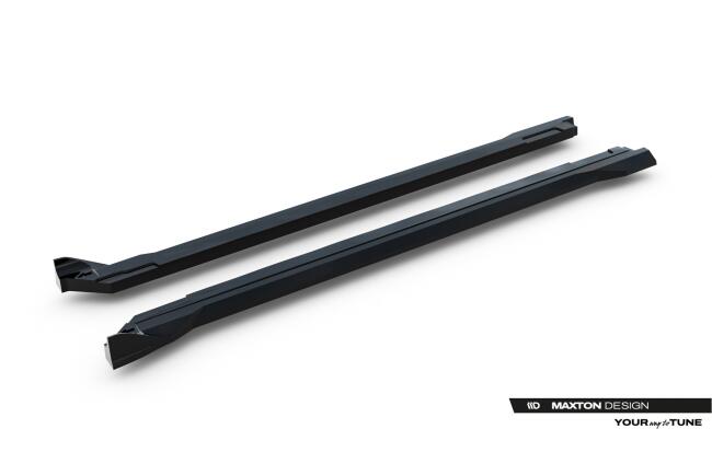 Maxton Design Seitenschweller (Paar) für Hyundai Tucson Mk4 Facelift Hochglanz schwarz