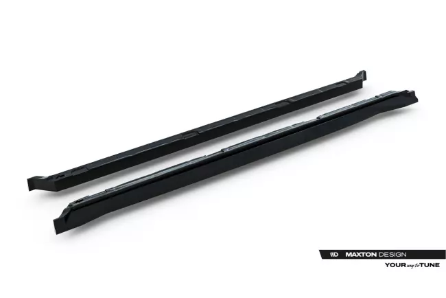 Maxton Design Seitenschweller (Paar) für Skoda Kodiaq RS Mk2 Hochglanz schwarz