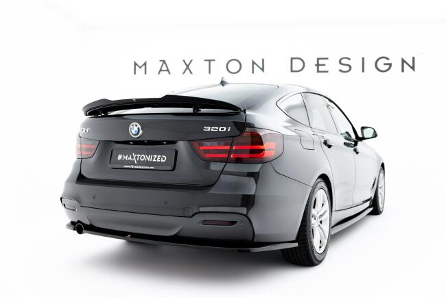 B-Ware Maxton Design Heckspoiler Lippe für BMW 3er GT F34 Hochglanz schwarz