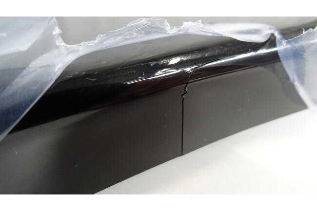 B-Ware Maxton Design Frontlippe V.1 für Mercedes W205 AMG-Line / C43 AMG Hochglanz schwarz